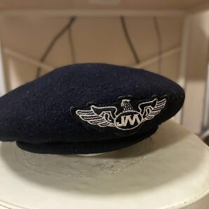 日本航空高校 ベレー帽 略帽 Mサイズ 航空科 日本航空高等学校 石川 山梨 日本航空学園 JAA CA 制服 制帽