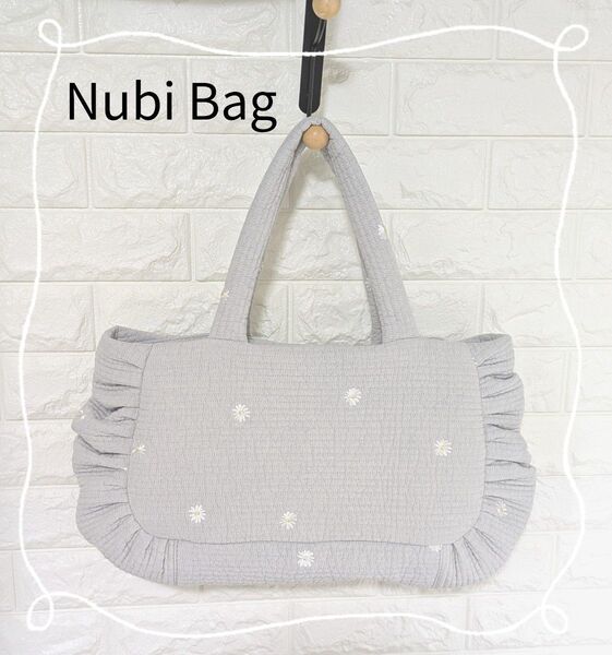ハンドメイド NubiBag 刺繍ヌビ トートバッグ