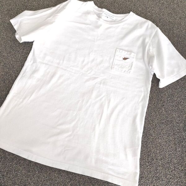 アーバンリサーチ Tシャツ 綿 コットン 100% ポケット 胸ポケット 白 ホワイト M URBAN RESEARCH