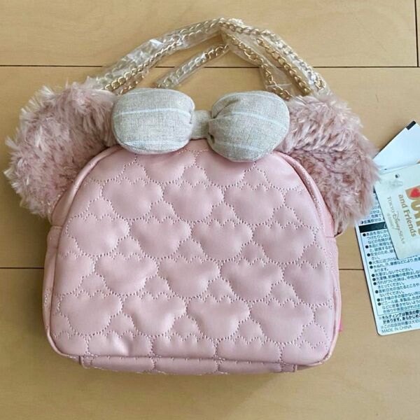 新品未使用タグ付き ディズニーシー シェリーメイ ショルダーバッグ チェーン ポーチ ダッフィー ディズニー