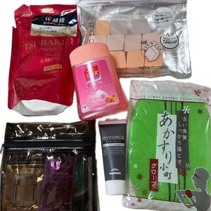 サンプル他詰め合わせ まとめ売り TSUBAKIシャンプー ミルボンヘアトリートメント あかすり ミューズ パフ