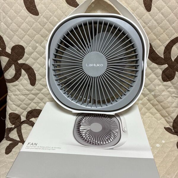 サーキュレーター 卓上扇風機 ホワイト