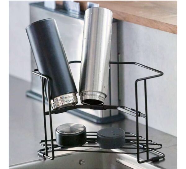 cicada ボトルスタンド コーナー ラック 水切り 水筒 イーキット 山崎実業 TOWER ニトリ NITORI 無印良品