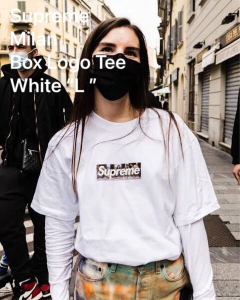 Supreme Milan Box Logo Tee White L シュプリーム ミラノ限定 ボックスロゴ Tシャツ 最後の晩餐