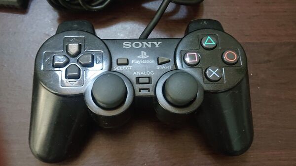 SONY PS2 純正 コントローラー DUALSHOCK2 デュアルショック2 プレステ2【動作確認済み】P2-2