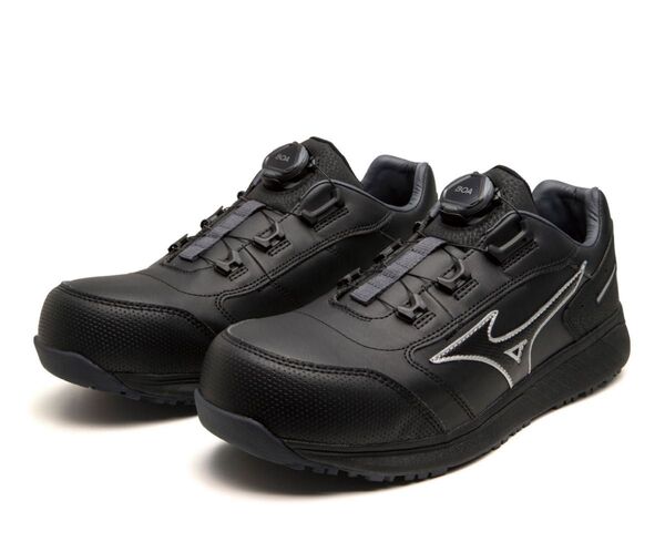 Mizuno ミズノ BOA ボアシステム 安全靴 ブラック F1GA2317