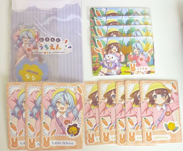 にじさんじ にじさんじようちえん エイプリルフール アクスタ アクリルスタンド チェキ フォト風カード 珠乃井ナナ 司賀りこ