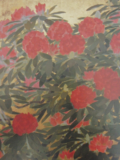 Fukuoji Horin, [Himalaya-Blume], Aus einer seltenen Sammlung von Rahmenkunst, Neuer Rahmen inklusive, In guter Kondition, Porto inklusive, Japanischer Maler, Malerei, Ölgemälde, Natur, Landschaftsmalerei
