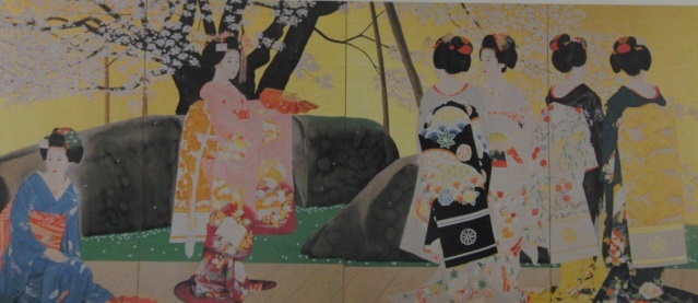 Aoyama Koki, [Frühling (Ishiwari)], Aus einer seltenen Sammlung von Rahmenkunst, Neuer Rahmen inklusive, In guter Kondition, Porto inklusive, Japanischer Maler, Malerei, Ölgemälde, Porträts