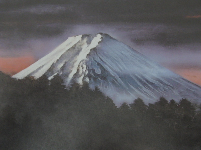 Yukihiko Imura, [Mt. Fuji sunrise], From a rare collection of framing art, New frame included, In good condition, postage included, Japanese painter, Painting, Oil painting, Nature, Landscape painting