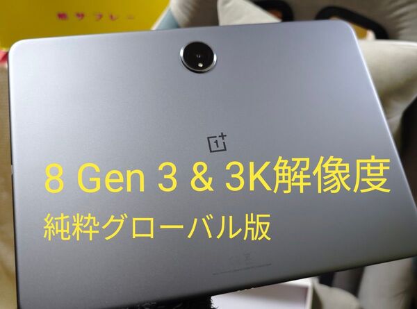 【特価!】【極美品】OnePlus Pad 2 グローバル版 12/256GB クリアケース付き