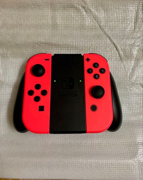 Nintendo Switch ジョイコン グリップ 黒 Joy-Con 純正品 ニンテンドースイッチ 取付&動作確認済 無線