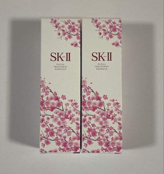 SK-II トリートメント エッセンス 限定桜ボトル 75ml*2本、LXP 金継ぎ エッセンス 30ml&美容クリーム8gセット