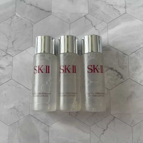 SK-II フェイシャルトリートメント クリアローション(ふきとり用化粧水) 30ml x 3本
