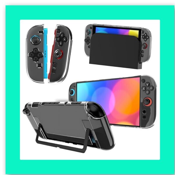 switch 2 有機el カバー クリア 超薄 軽量 超耐衝撃 指紋防止