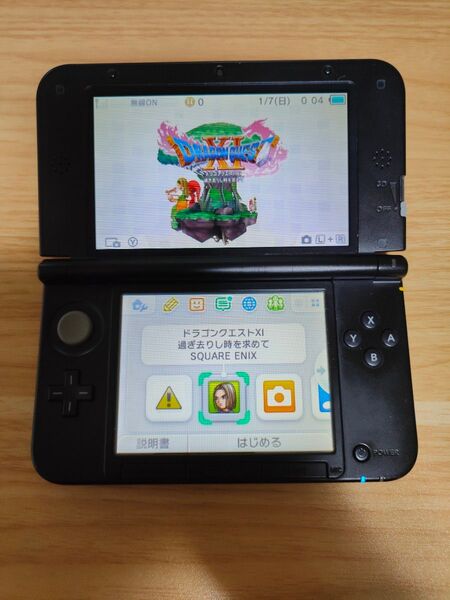 任天堂 Nintendo 3DSLL イベルタルブルー +充電器+ドラクエ ソフト SDカードまとめ売り