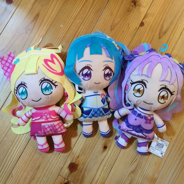 キミとアイドルプリキュア めちゃもふぐっとぬいぐるみ キュアアイドル キュアキュンキュン キュアウインク 3種セット 新品未使用
