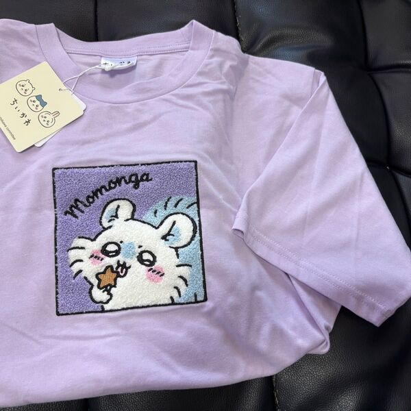 レディース ちいかわ モモンガ Tシャツ パープル