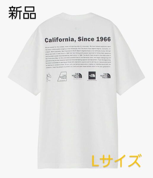 THE NORTH FACE ノースフェイス ヒストリカル ロゴ Tシャツ ホワイト NM32407