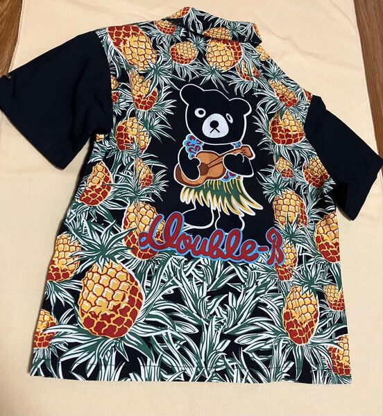 ミキハウス ダブルビー アロハシャツ 美品