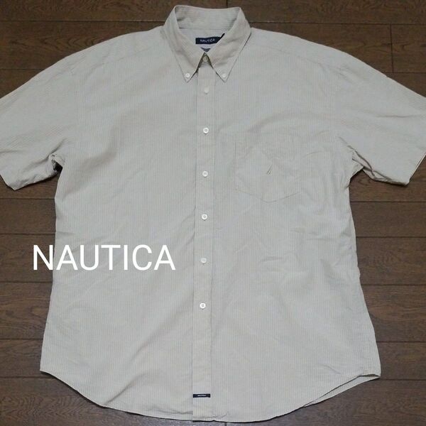 NAUTICA ボタンダウンシャツ XXL NO-718
