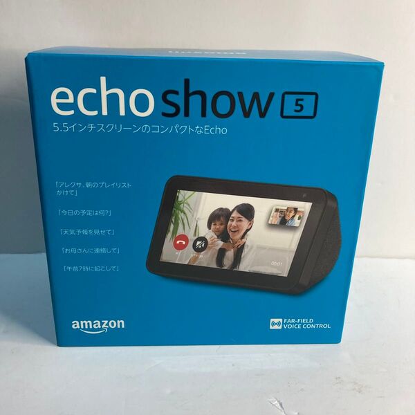 【新品未開封】Amazon echo show 5 第1世代 エコーショー5 スマートディスプレイ Alexa