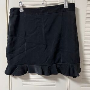 黒 フレアミニスカート