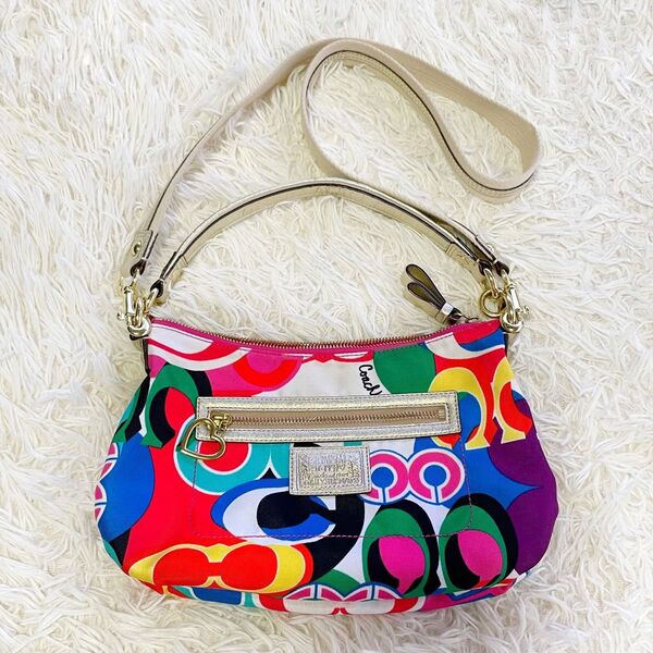 コーチ COACH ハンドバッグ ポピー 2WAY バッグ ショルダーバッグ ワンショルダーバック