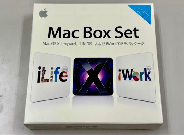 【動作保証】Mac Box Set Mac OS X Leopard 10.5.6 / iLife’09 / iWork’09