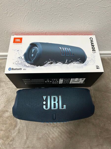 JBL Bluetooth CHARGE5 ワイヤレス ポータブル ブルー