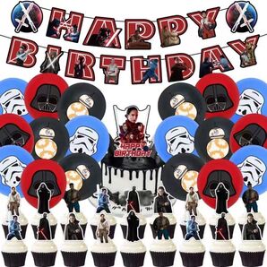 スターウォーズ バースデーバルーン 誕生日 パーティー お祝い 装飾