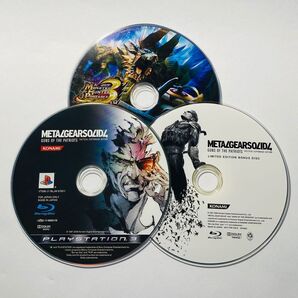 PS3 モンハンポータブル 3rd HD Ver.、METALGEARSOLID4、BONUS DISC 3枚セット ディスクのみ