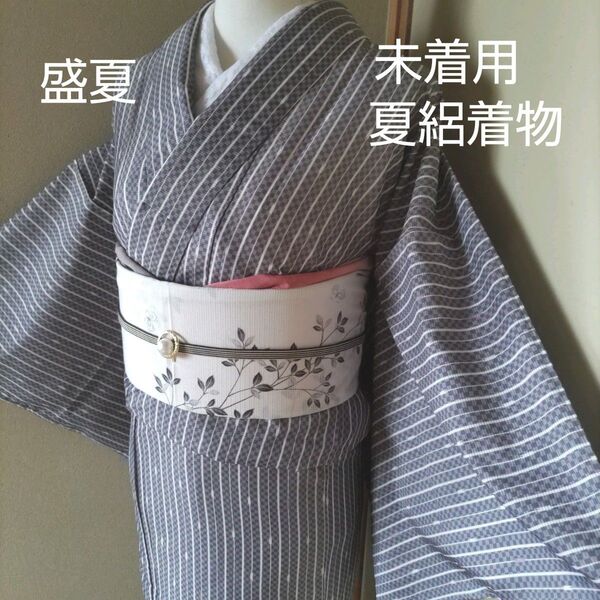 未着用 洗える夏絽着物