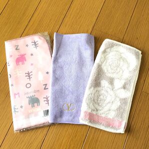 タオルハンカチ3枚セット MOZなど