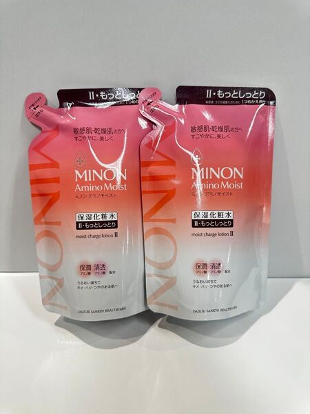 【2個セット】MINON ミノンアミノモイスト モイストローション2 もっとしっとりタイプ 詰替 130ml