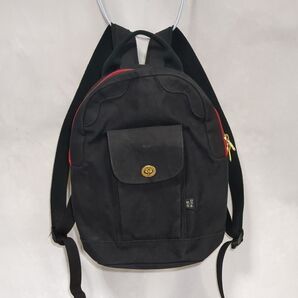 日乃本帆布 ミニリュック ブラック ファスナー刻印入り 超軽量 美品