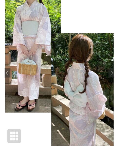GRL 花柄浴衣セット gi1414 ピンク