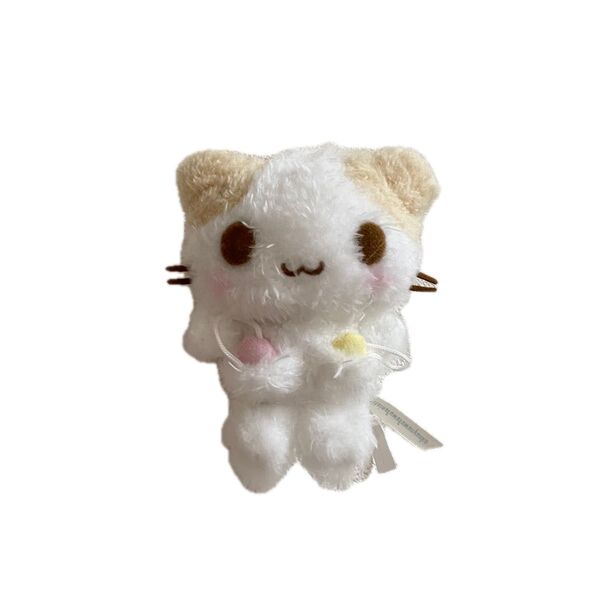 サンリオ マスコットキーホルダー ねこの会 マシュマロみたいなふわふわにゃんこ タグ付きぬいぐるみ
