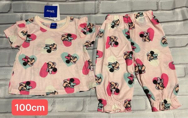 ディズニー 半袖パジャマ ルームウェア パジャマ 100cm 女の子 半そで 夏用 ミニーちゃん ミッキー