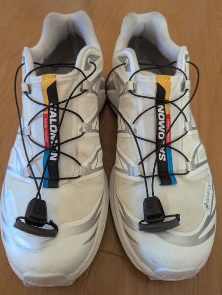 salomon サロモン 475811 XT-6 GTX GORE-TEX ゴアテックス スニーカー ホワイト 27cm【中古】