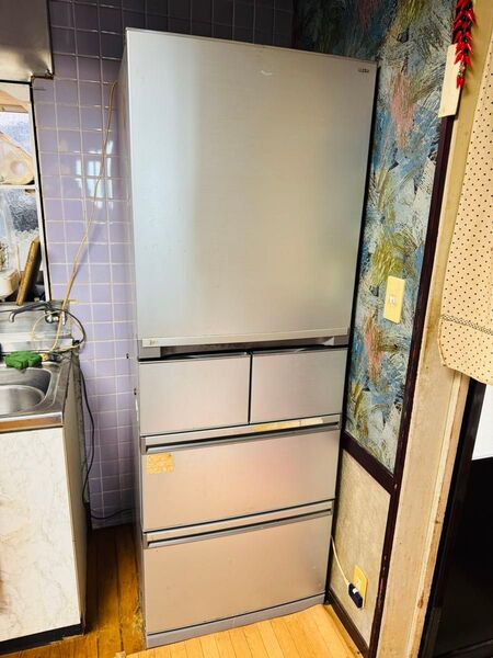 福岡発 SANYO サンヨー 冷蔵庫 冷凍庫 動作品 5ドア 400L 大容量