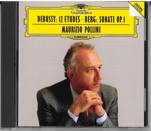 【国内盤CD】マウリツィオ・ポリーニ:ドビュッシー/12の練習曲、ベルク/ピアノ・ソナタ 作品1