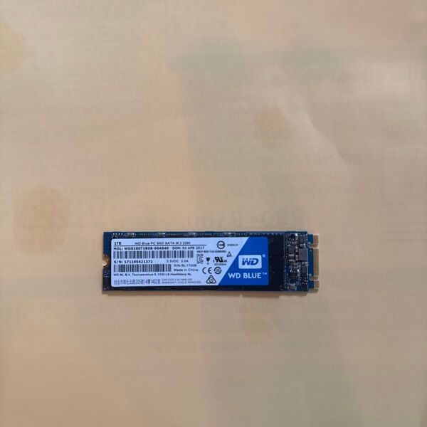 WD Blue PC SSD SATA M.2 2280 1TB WDS100T1B0B-00A5408
