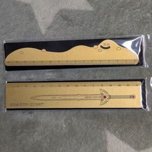 ドラゴンクエスト 35周年記念バージョン メタル定規2点セット・はぐれメタルのメタル定規・ロトの剣のメタル定規