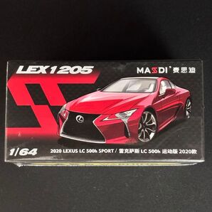 MASDI 1/64 レクサス LC500h スポーツ レッド 新品未開封 24時間以内発送可能