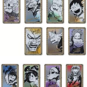 僕のヒーローアカデミア原画展 箔押しクリアカードコレクション