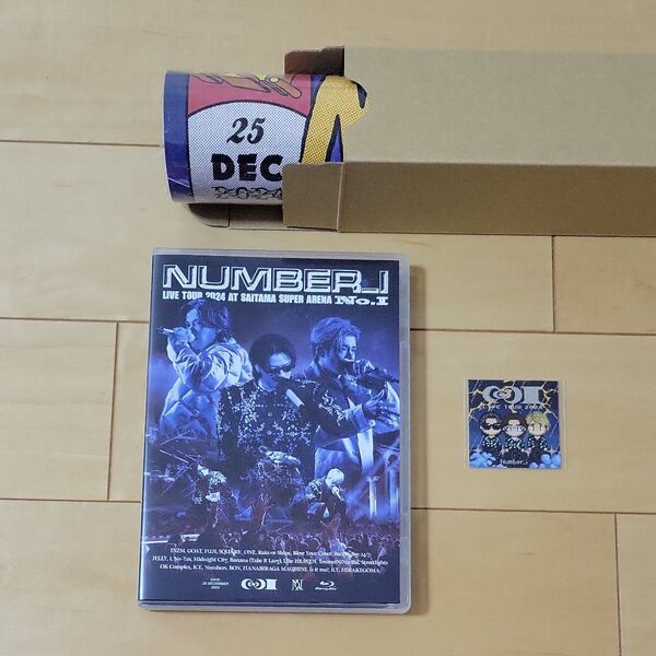 Number_i LIVE TOUR 2024 No.Ⅰ Blu-ray【通常盤】+ 特典ポスター+ステッカー 3点セット