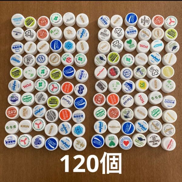夏休みの工作に ハンドメイド 制作資材 ペットボトルキャップ まとめ売り 120個