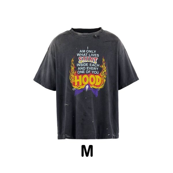 【新品】Mサイズ SAINT MICHAEL セントマイケル Neighborhood コラボ Hood tee