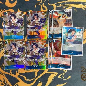 ワンピースカードゲーム たしぎ パラレル 青 グザン デッキ パーツ まとめ売り